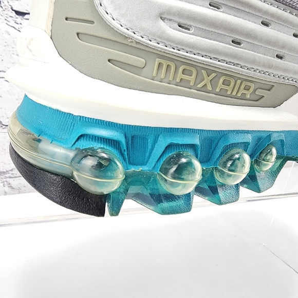 NIKE AIR MAX ELITE 2002 – Vintage NIB, running shoes, grey/blue/turq, size  10 - Picture 10 of 17